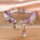 Amethyst Crystal Star Positive Transformation Bracelet Amethyst Crystal Star Positive Transformation Bracelet
