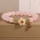 Rose Quartz Hetian Jade Fu Relationships Bracelet Rose Quartz Hetian Jade Fu Relationships Bracelet