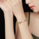Hetian Jade Agate Rabbit Copper Coin Luck Bracelet