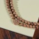 Sandalwood Plum Blossom Charm Mala Bracelet Sandalwood Plum Blossom Charm Mala Bracelet