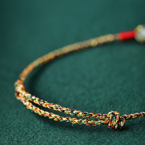 Peace Buckle Jade Prosperity Rope Bracelet Peace Buckle Jade Prosperity Rope Bracelet