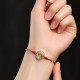 Peace Buckle Jade Prosperity Rope Bracelet Peace Buckle Jade Prosperity Rope Bracelet