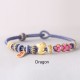 Chinese Zodiac Fu Luck Rope Braided Bracelet