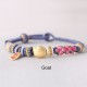 Chinese Zodiac Fu Luck Rope Braided Bracelet