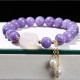 Purple Chalcedony Rabbit Healing Bracelet Purple Chalcedony Rabbit Healing Bracelet