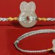 Hetian Jade Rabbit Luck Bracelet