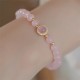 Pink Crystal Pearl Warmth Bracelet