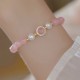 Pink Crystal Pearl Warmth Bracelet