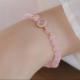 Pink Crystal Pearl Warmth Bracelet