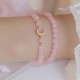 Pink Crystal Pearl Warmth Bracelet