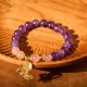 Amethyst Strawberry Quartz Butterfly Healing Bracelet Amethyst Strawberry Quartz Butterfly Healing Bracelet