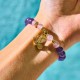 Amethyst Strawberry Quartz Butterfly Healing Bracelet Amethyst Strawberry Quartz Butterfly Healing Bracelet