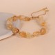 Irregular Citrine Braid Happiness Bracelet