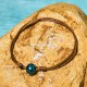 Tahitian Black Pearl Wax Rope Healing Bracelet Tahitian Black Pearl Wax Rope Healing Bracelet