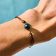Tahitian Black Pearl Wax Rope Healing Bracelet Tahitian Black Pearl Wax Rope Healing Bracelet