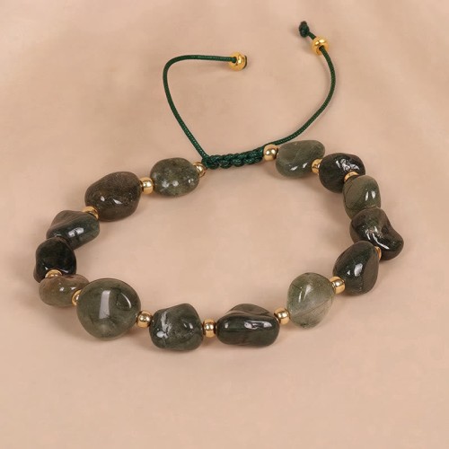 Green Rutilated Quartz Protection Bracelet Green Rutilated Quartz Protection Bracelet