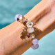 Blue Crystal Amethyst Green Aventurine Healing Bracelet Blue Crystal Amethyst Green Aventurine Healing Bracelet