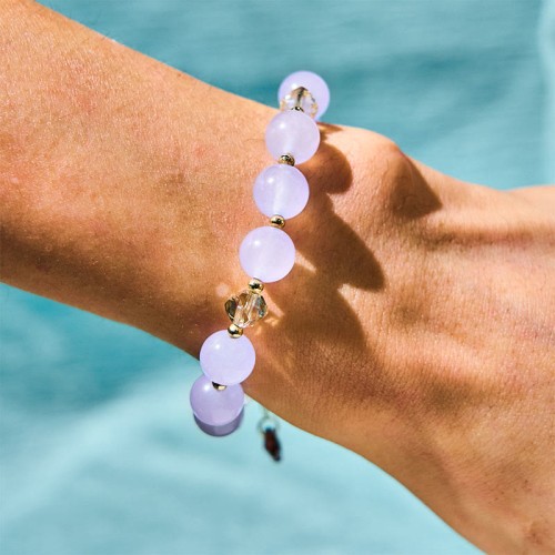 Blue Crystal Amethyst Green Aventurine Healing Bracelet Blue Crystal Amethyst Green Aventurine Healing Bracelet