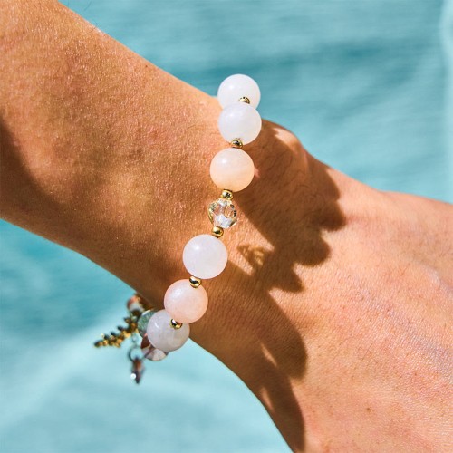 Blue Crystal Amethyst Green Aventurine Healing Bracelet Blue Crystal Amethyst Green Aventurine Healing Bracelet