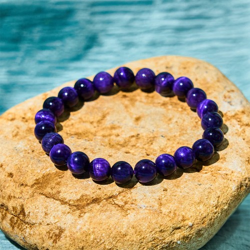 Purple Tiger Eye Creativity Bracelet Purple Tiger Eye Creativity Bracelet