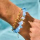 Aquamarine Star Healing Magnetic Buckle Bracelet Aquamarine Star Healing Magnetic Buckle Bracelet