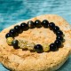 Gold Sheen Obsidian PiXiu Wealth Bracelet Gold Sheen Obsidian PiXiu Wealth Bracelet