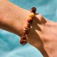 Red Tiger Eye Pumpkin Calm Bracelet