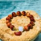 Red Tiger Eye Pumpkin Calm Bracelet