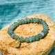 Strawberry Quartz Cyan Jade Lucky Cat Bracelet Strawberry Quartz Cyan Jade Lucky Cat Bracelet