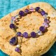 Amethyst Zircon Heart Healing Soul Bracelet Amethyst Zircon Heart Healing Soul Bracelet