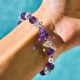 Amethyst PiXiu Crystal Balance Bracelet Amethyst PiXiu Crystal Balance Bracelet