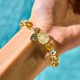 Citrine White Crystal Wealth Fox Bracelet Citrine White Crystal Wealth Fox Bracelet