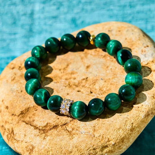 Green Tiger Eye Positive Bracelet Green Tiger Eye Positive Bracelet