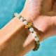 Hetian Jade Gradient Lotus Abundance Bracelet