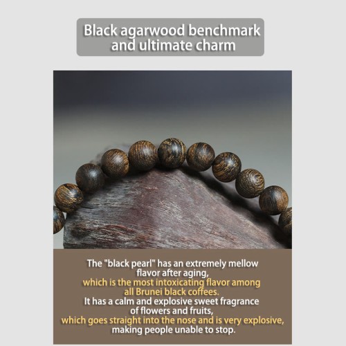 Brunei Black Agarwood Strength Bracelet Brunei Black Agarwood Strength Bracelet