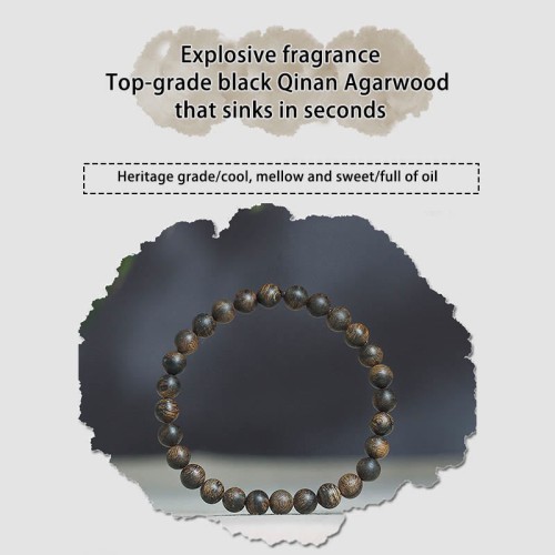 Brunei Black Agarwood Strength Bracelet Brunei Black Agarwood Strength Bracelet