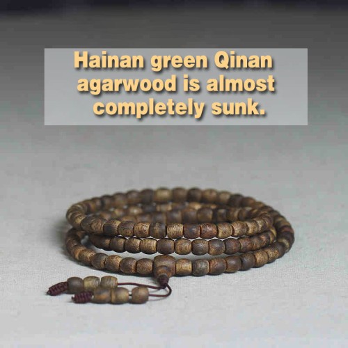 108 Mala Hainan Green Agarwood Calm Bracelet 108 Mala Hainan Green Agarwood Calm Bracelet