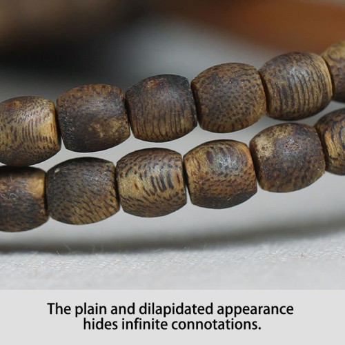 108 Mala Hainan Green Agarwood Calm Bracelet 108 Mala Hainan Green Agarwood Calm Bracelet