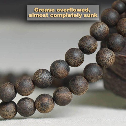 Nha Trang Agarwood Peace Mala Bracelet Nha Trang Agarwood Peace Mala Bracelet