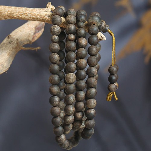 Nha Trang Agarwood Peace Mala Bracelet Nha Trang Agarwood Peace Mala Bracelet