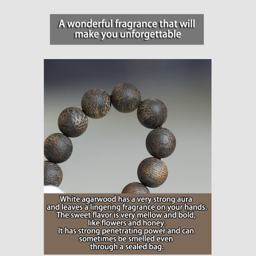 Nha Trang Agarwood Peace Mala Bracelet Nha Trang Agarwood Peace Mala Bracelet