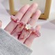 Strawberry Quartz Green Super Seven Flower Bracelet