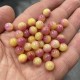 Quartzite Jade Yellow Peace Bracelet