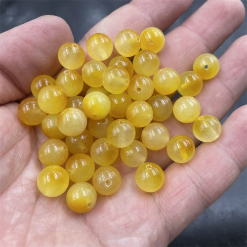 Quartzite Jade Yellow Peace Concentration Bracelet
