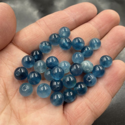 Quartzite Jade Blue Beads Protection Bracelet