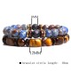 Healing Crystal Tiger Eye Bead Bracelet Healing Crystal Tiger Eye Bead Bracelet