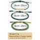 Tibetan Copper Beads Healing Luck Bracelet Set