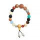 Bodhi Seed Agate Wisdom Harmony Wrist Mala Bodhi Seed Agate Wisdom Harmony Wrist Mala