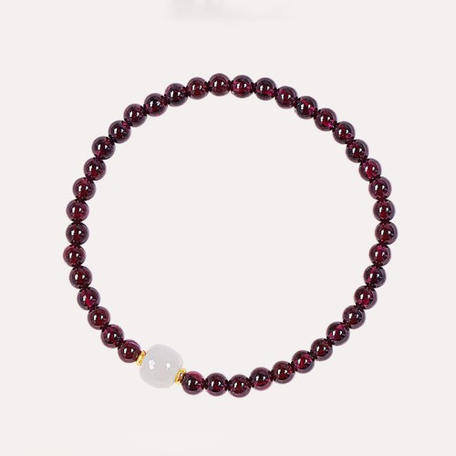Garnet Jade Bead Purification Bracelet Garnet Jade Bead Purification Bracelet