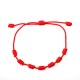 Evil Eye Seven Knot Red String Protection Bracelet Evil Eye Seven Knot Red String Protection Bracelet